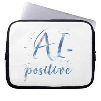 Housse Pour Ordinateur Portable IA-Positive Text Art