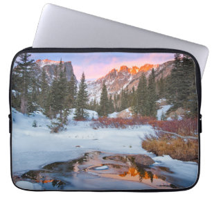 Housse Pour Ordinateur Portable Ice & Snow Estes Park, Colorado