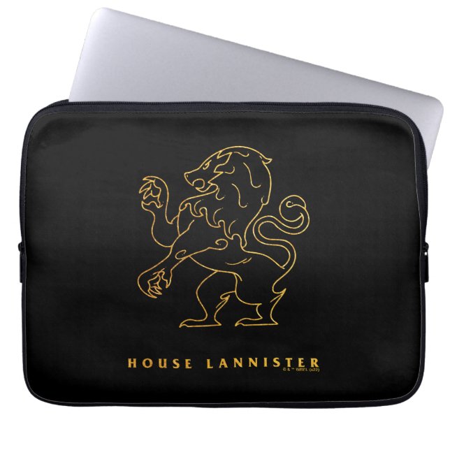 Housse Pour Ordinateur Portable Icône de la maison Lannister (Devant)