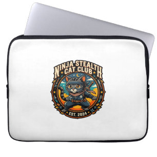 Housse Pour Ordinateur Portable Idée cadeau pour maman de chat Ninja Stealth Cat -