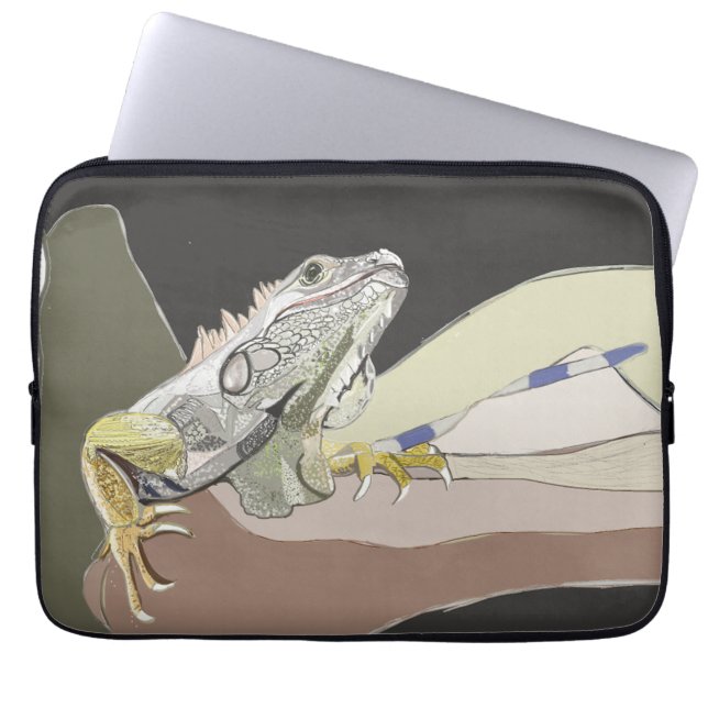 Housse Pour Ordinateur Portable Iguana (Devant)