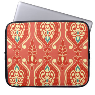Housse Pour Ordinateur Portable Ikat artisanal : Tissu Boho Ethnique
