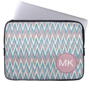 Housse Pour Ordinateur Portable iKat rose et bleu poussiéreux