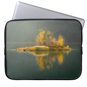 HOUSSE POUR ORDINATEUR PORTABLE ÎLE ENTOURÉE D'EAU