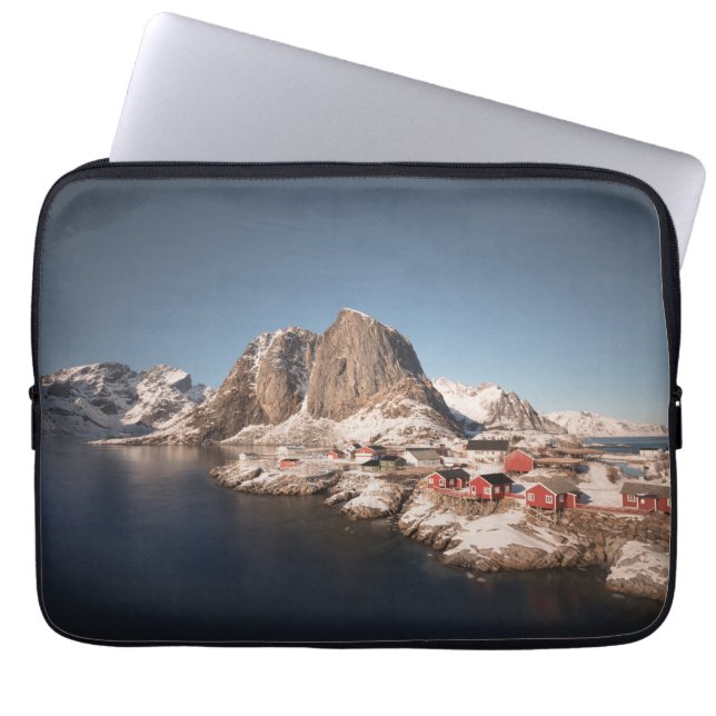 Housse Pour Ordinateur Portable Iles Lofoten Norvège (Devant)