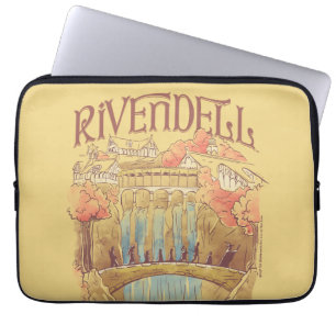 Housse Pour Ordinateur Portable Illustration aquarelle de la Communauté de RIVENDE