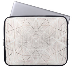 Housse Pour Ordinateur Portable Illustration blanche et noire