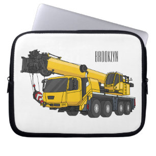 Housse Pour Ordinateur Portable Illustration de camion de grue
