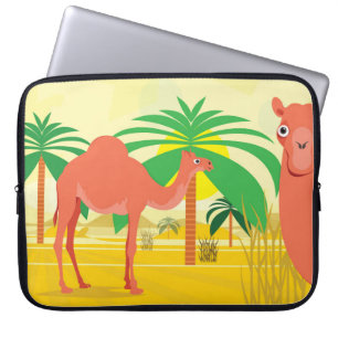 Housse Pour Ordinateur Portable Illustration de chameaux
