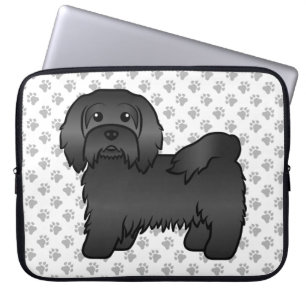 Housse Pour Ordinateur Portable Illustration de chien de dessin mignon du Havanais