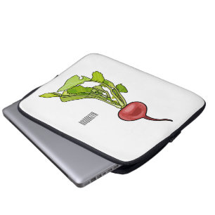 Housse Pour Ordinateur Portable Illustration de dessin Radish