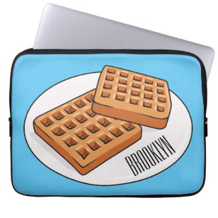 Housse Pour Ordinateur Portable Illustration de gaufre