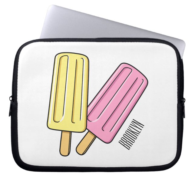 Housse Pour Ordinateur Portable Illustration de Ice pop (Devant)