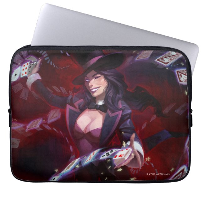 Housse Pour Ordinateur Portable Illustration de la crise infinie de Zatanna (Devant)