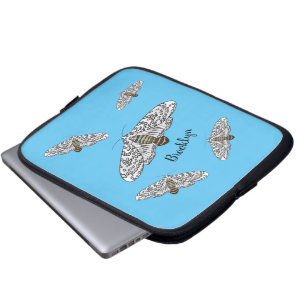 Housse Pour Ordinateur Portable Illustration de la papine géante léopard