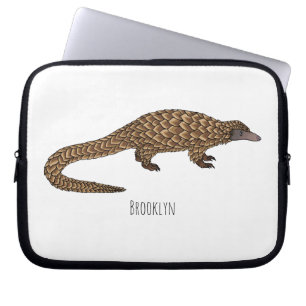 Housse Pour Ordinateur Portable Illustration de pangolin à queue longue