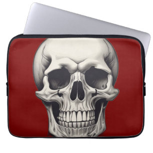 Housse Pour Ordinateur Portable Illustration du crâne