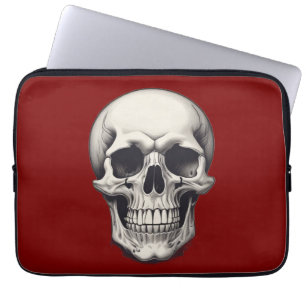 Housse Pour Ordinateur Portable Illustration du crâne
