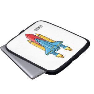 Housse Pour Ordinateur Portable Illustration d'un vaisseau de fusées