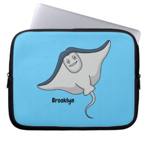Housse Pour Ordinateur Portable Illustration d'une caricature de poisson stingray