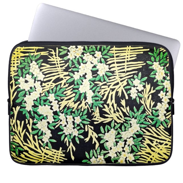 Housse Pour Ordinateur Portable Illustration forestière (Devant)