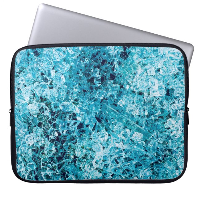 Housse Pour Ordinateur Portable illustration turquoise (Devant)