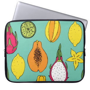 Housse Pour Ordinateur Portable Illustration vintage Fruit sans joint