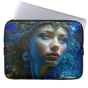 Housse Pour Ordinateur Portable Imaginaire Ethéal Art Princesse Guerrier Mystique