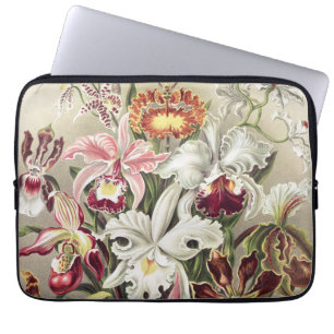 Housse Pour Ordinateur Portable Impression botanique vintage d'orchidée par Ernst