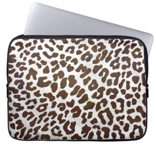 Housse Pour Ordinateur Portable Impression de chocolat léopard
