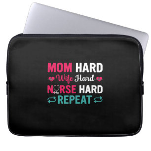 Housse Pour Ordinateur Portable Infirmière Cadeau Maman Difficile Femme Difficil