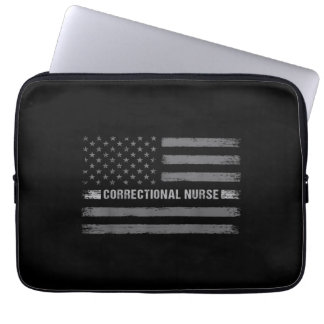 Housse Pour Ordinateur Portable Infirmière correctionnelle États-Unis Indicateur S