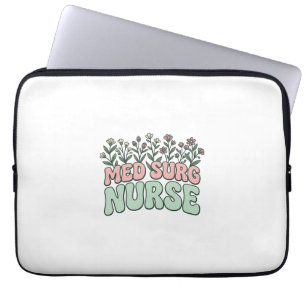 Housse Pour Ordinateur Portable Infirmière en médecine chirurgicale dessin vectori