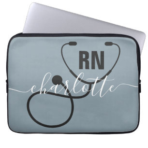 Housse Pour Ordinateur Portable Infirmière inscrite à la RN personnalisée