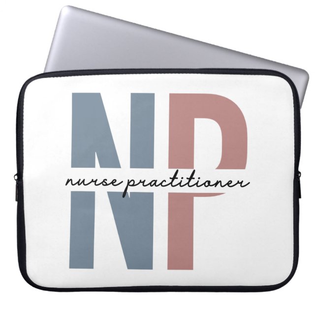 Housse Pour Ordinateur Portable Infirmière Praticien NP cadeaux d'appréciation (Devant)