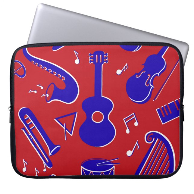 Housse Pour Ordinateur Portable Instruments de musique (Devant)
