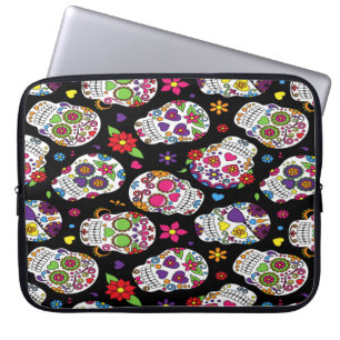Housse Pour Ordinateur Portable Intimidation effrayante et terrifiante de crâne d
