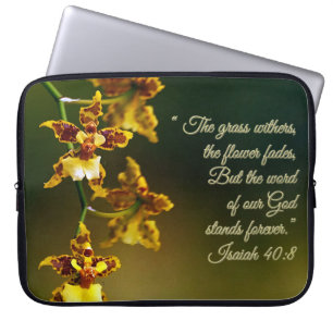 Housse Pour Ordinateur Portable Isaïe 40:8 Inspiration