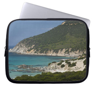 Housse Pour Ordinateur Portable Italie, Sardaigne, Solanas. Plage.