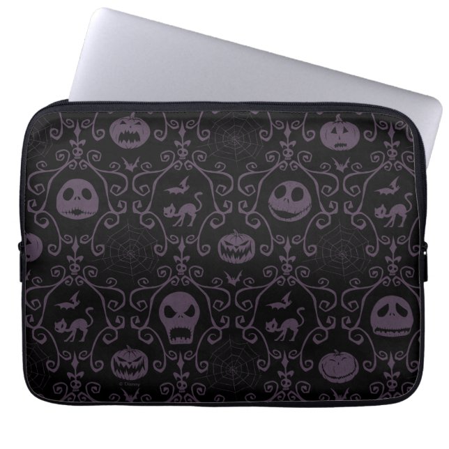 Housse Pour Ordinateur Portable Jack Skellington Halloween (Devant)