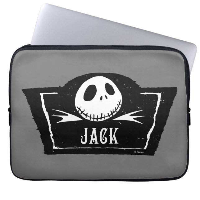 Housse Pour Ordinateur Portable Jack Skellington | Tête (Devant)