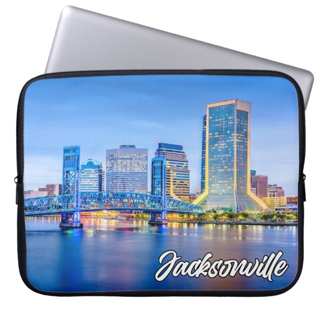 Housse Pour Ordinateur Portable Jacksonville, Floride, États-Unis (Devant)