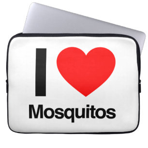Housse Pour Ordinateur Portable j'adore les moustiques