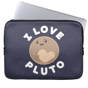 Housse Pour Ordinateur Portable J'aime Pluton