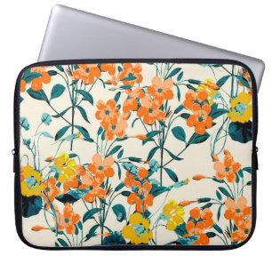 Housse Pour Ordinateur Portable Jardin aux fleurs. Petites fleurs mignonnes et bra