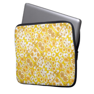 Housse Pour Ordinateur Portable Jardin botanique Mazipoodles - Butterscotch Jaune