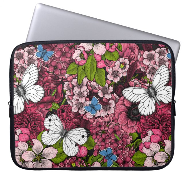 Housse Pour Ordinateur Portable Jardin de printemps 2 (Devant)