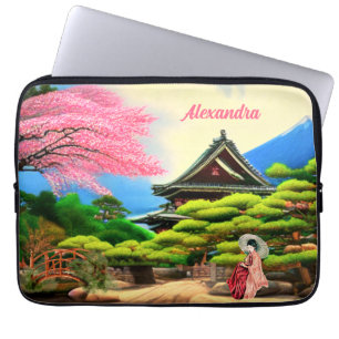 Housse Pour Ordinateur Portable Jardin japonais Sleeve pour ordinateur portable
