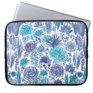 Housse Pour Ordinateur Portable Jardin succulent