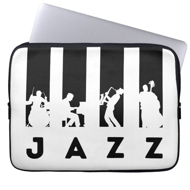 Housse Pour Ordinateur Portable Jazz Band (Devant)